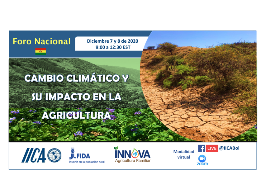 Foro Nacional (Bolivia): Cambio Climático y su impacto en la agricultura